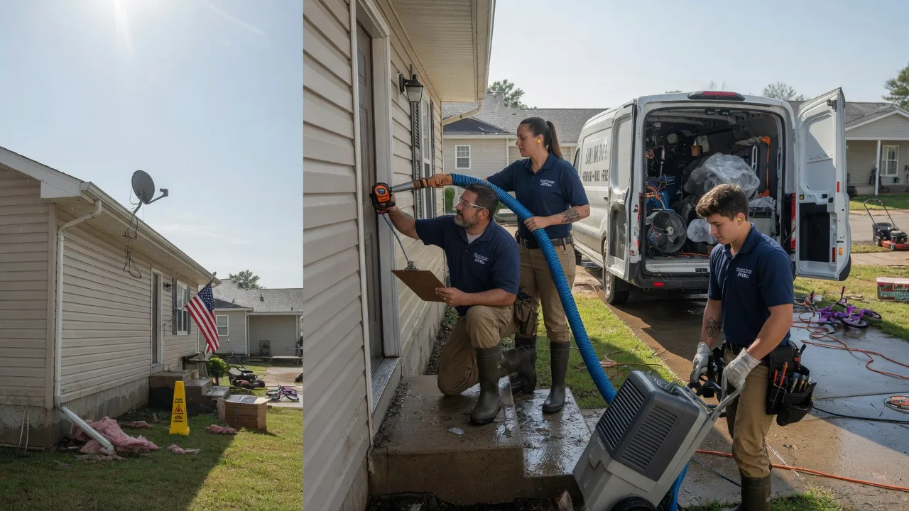 Ceiling Water Damage Restoration in Bennington, OK near me